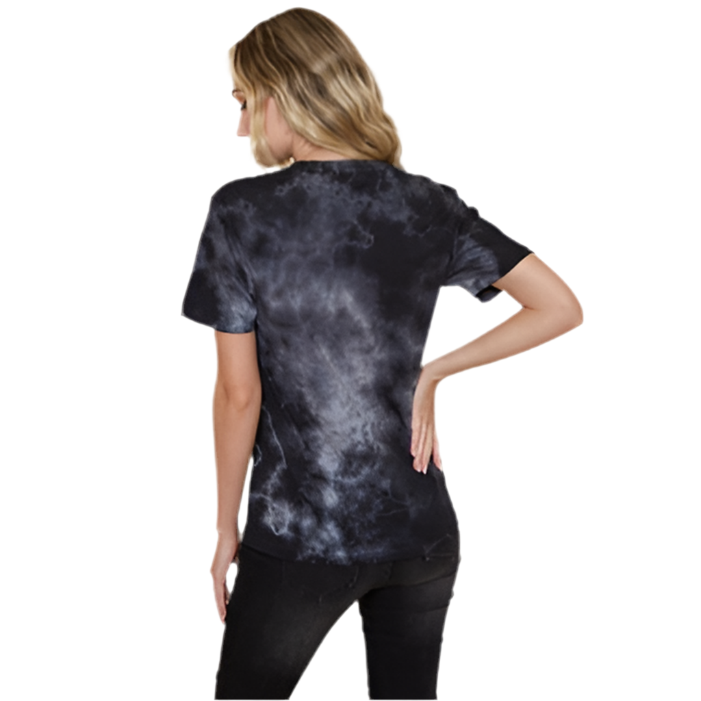 Retro Black Tie Dye T-Shirt