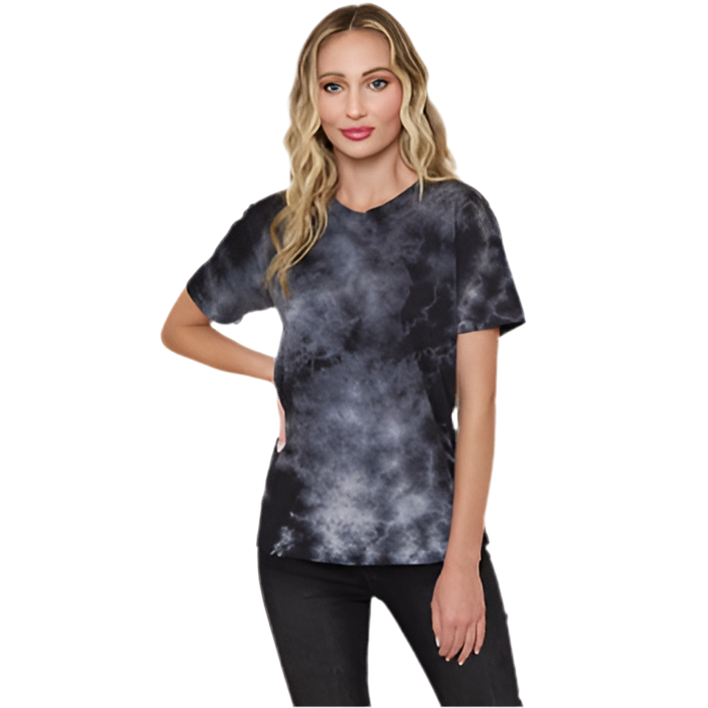 Retro Black Tie Dye T-Shirt