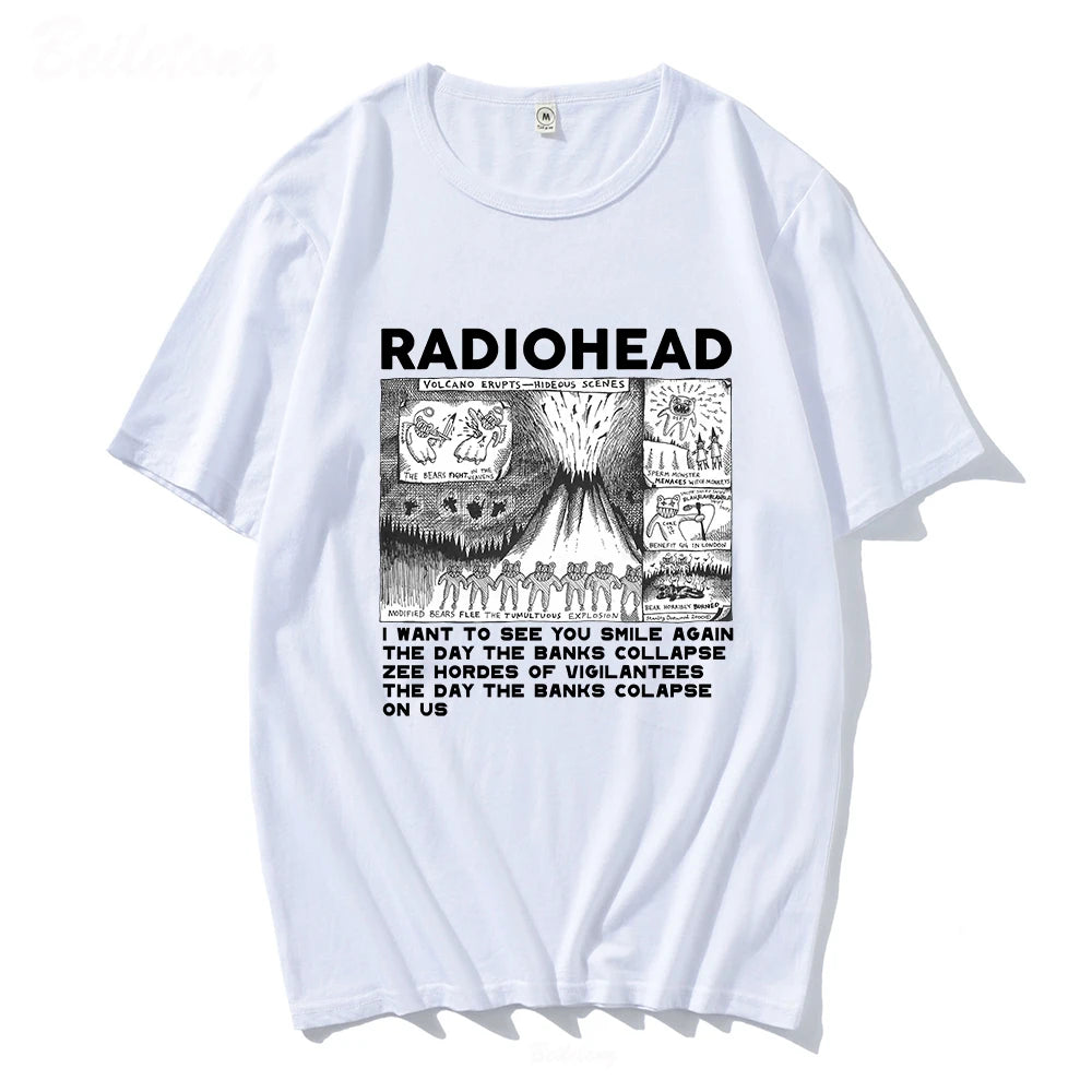 Radiohead Vintage Print Women T-Shirt