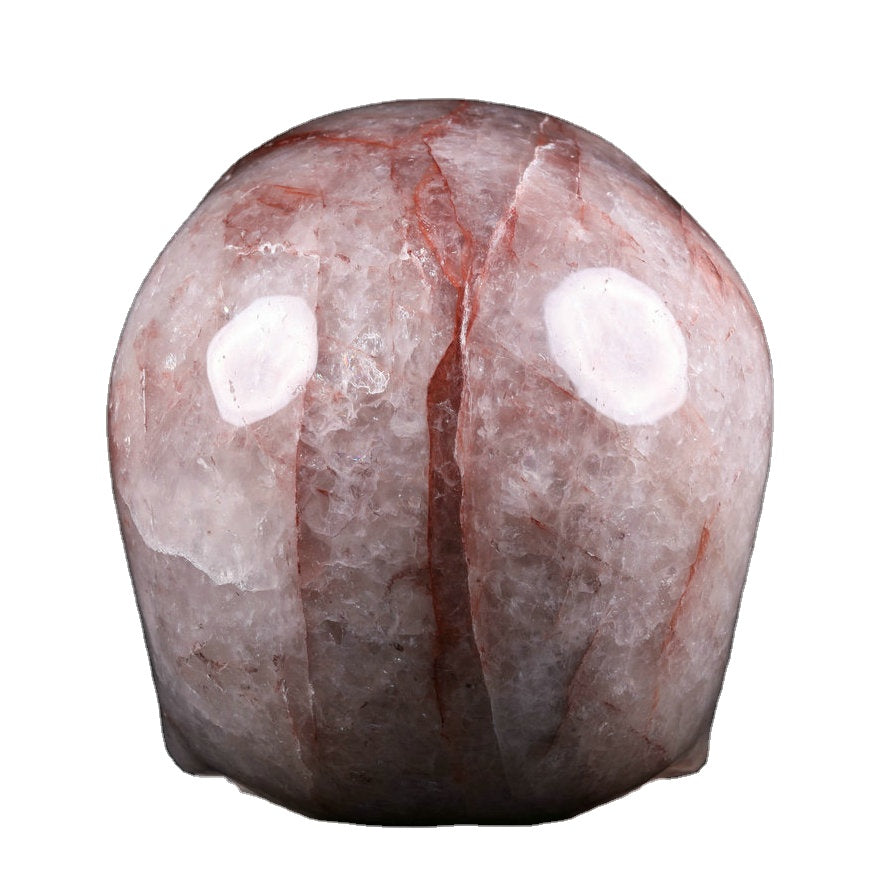 Quartz Skull Rock Crystal Decoration