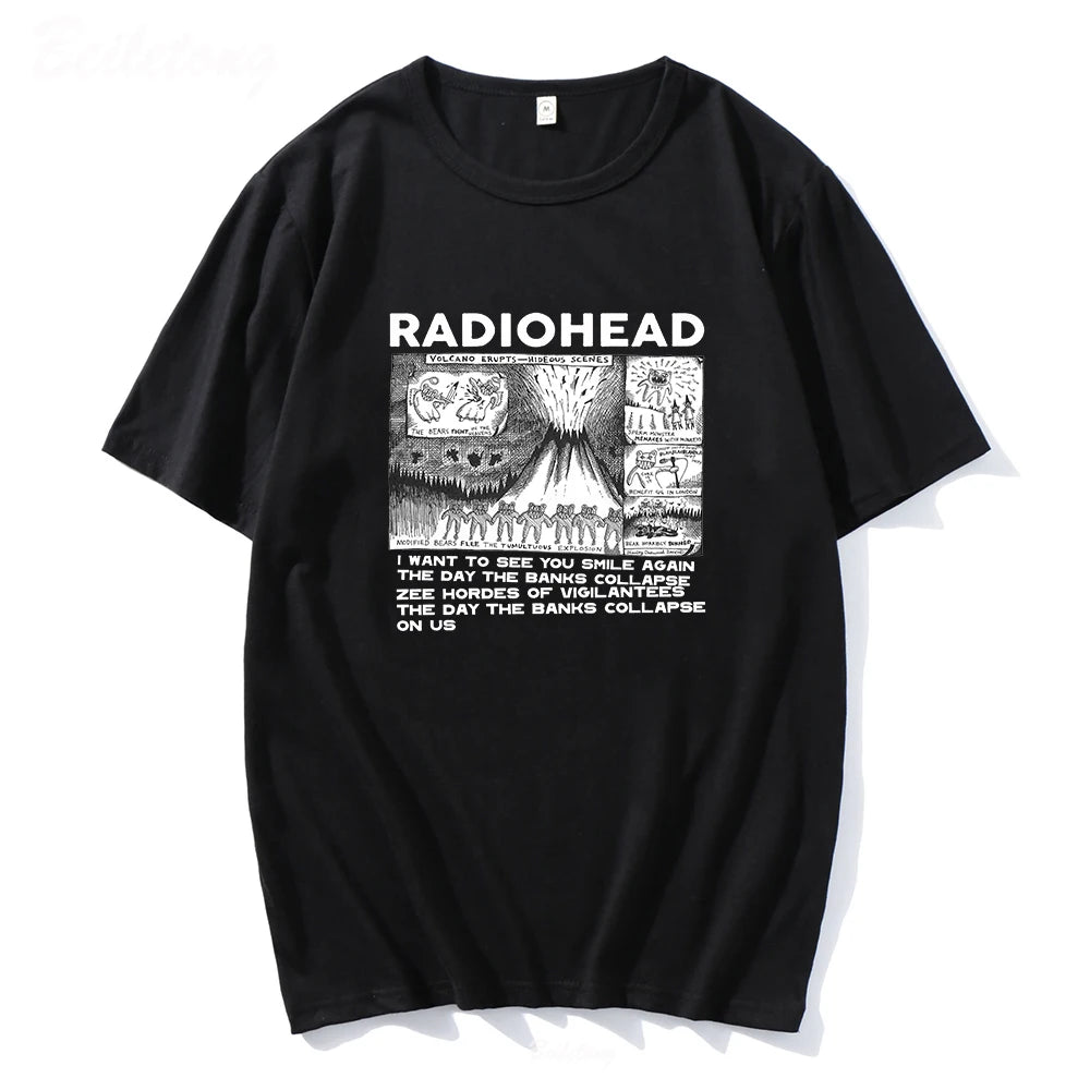 Radiohead Vintage Print Women T-Shirt