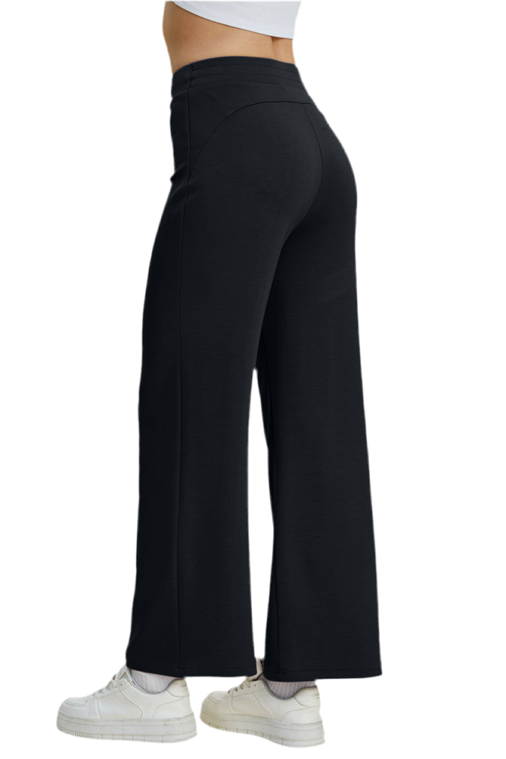 Basic Bae Full Size Air Scuba Drawstring Wide Leg Pants