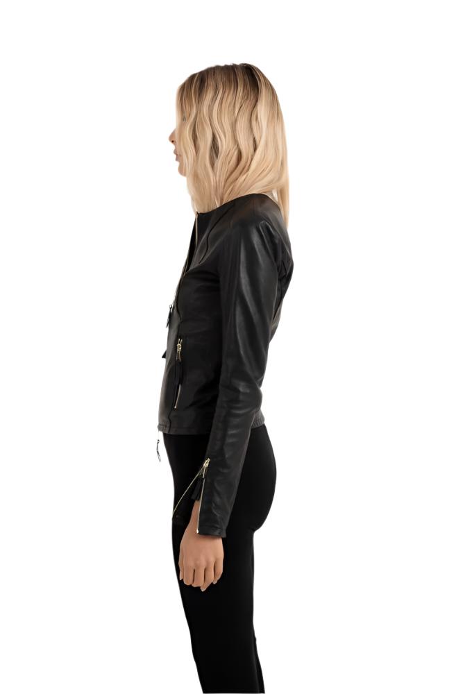 Genuine Leather Basic Corean Biker Jacket