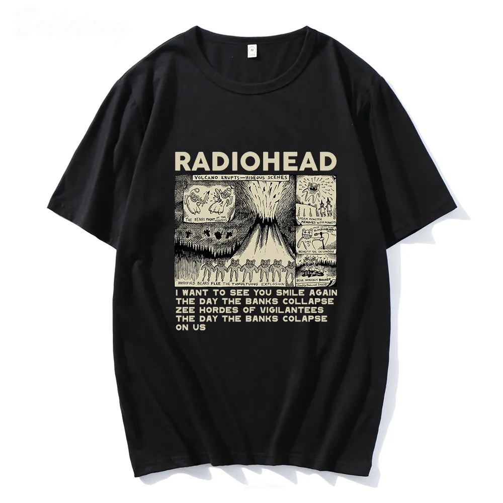 Radiohead Vintage Print Women T-Shirt