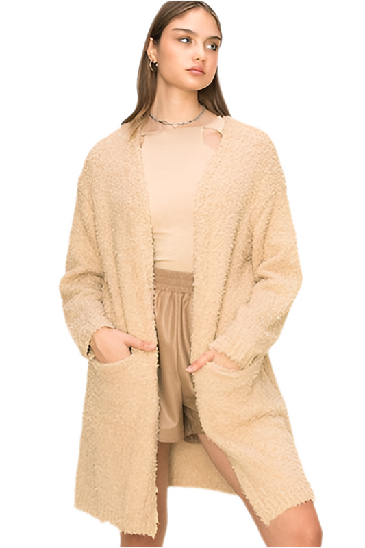 Oversized Fuzzy Cardigan