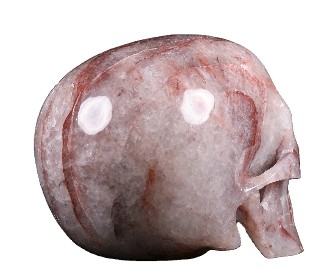 Quartz Skull Rock Crystal Decoration