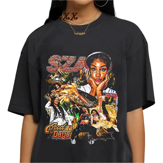 Sza Vintage Print T-Shirt