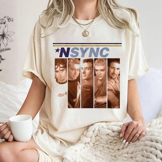 NSYNC Oversized Album Cover T-Shirt