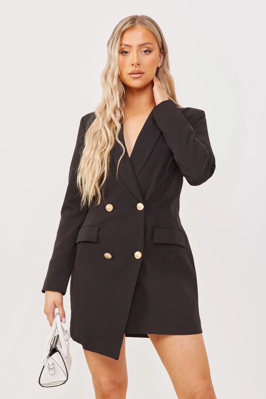 Beatrice Black Blazer Mini Dress