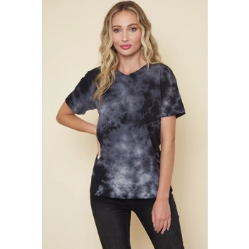 Retro Black Tie Dye T-Shirt