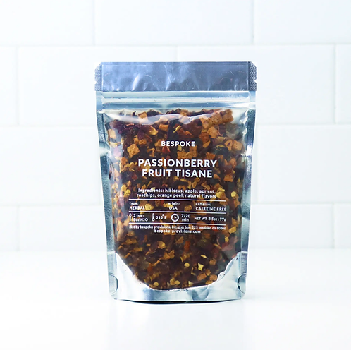 3.5 oz Passionberry Fruit Tisane Loose Leaf Tea