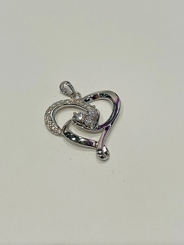 Sterling Silver Heart Pendant (2)