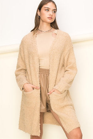 Oversized Fuzzy Cardigan