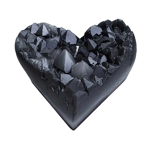 Crystal Heart Candle