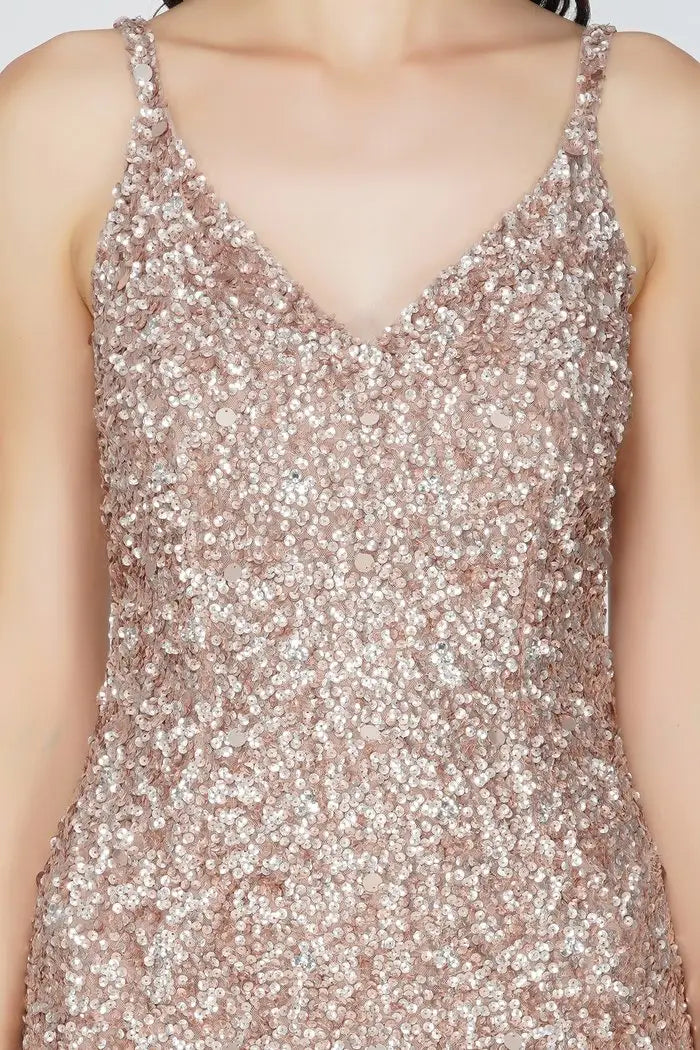 Katherine Sparkle Beaded Mini Dress