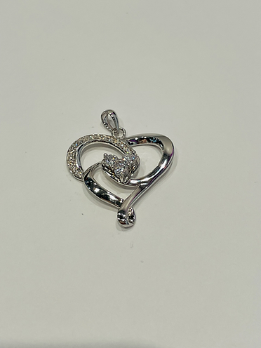 Sterling Silver Heart Pendant (2)