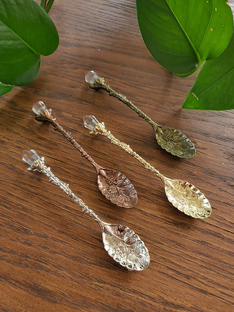 Ritual Tea Spoon with Crystal