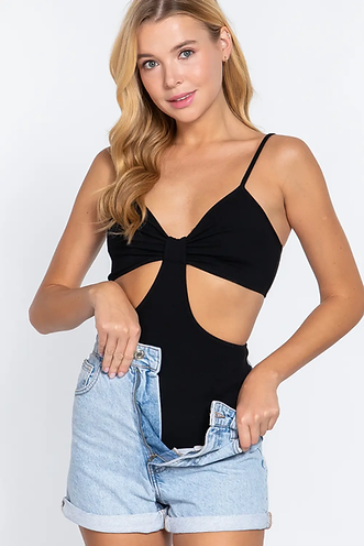 Cut-Out Side Bodysuit